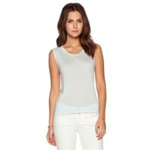 NWT Bella Luxx Aquamarine Sleevless Top Size L